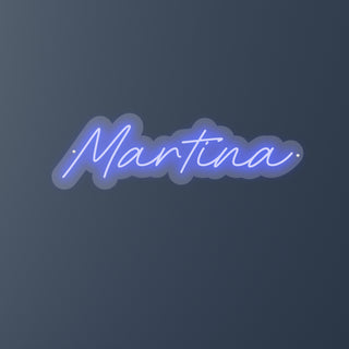 Escritura Led Personalizada Nombre Martina 55 x 20 cm