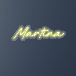 Escritura Led Personalizada Nombre Martina 55 x 20 cm