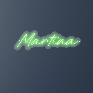 Escritura Led Personalizada Nombre Martina 55 x 20 cm
