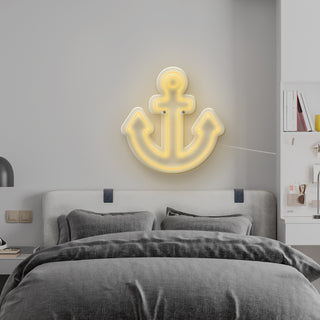 Scritta a Led Personalizzata Ancora cm 43 x 44
