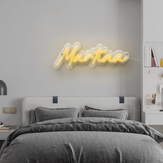 Escritura Led Personalizada Nombre Martina 55 x 20 cm