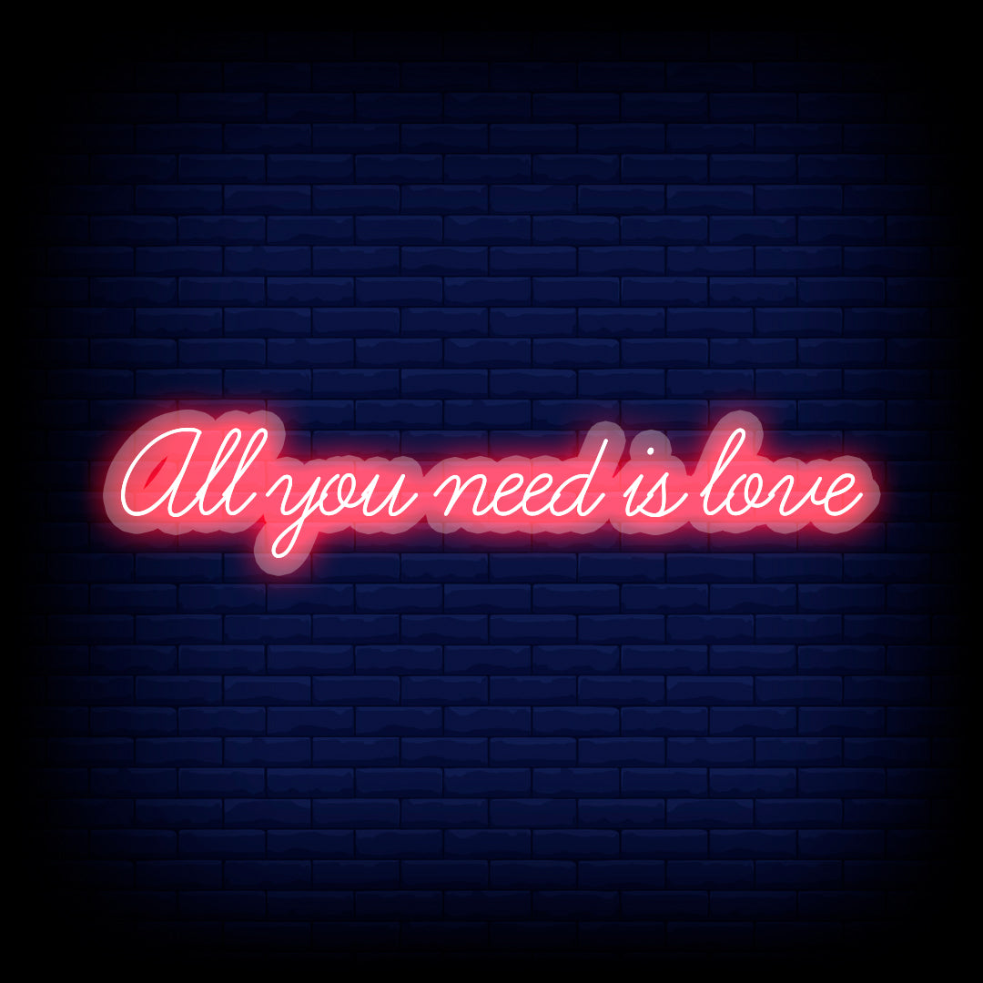 Scritta a Led Personalizzata Love Heart cm 60 x 60 – Scritte Led  Personalizzate