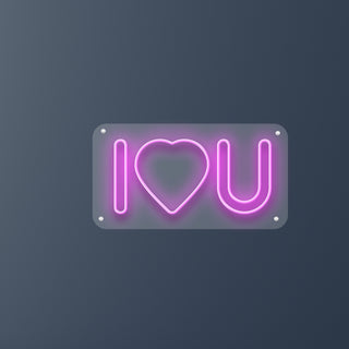 Escritura Led Te Amo Personalizada 70 x 36 cm