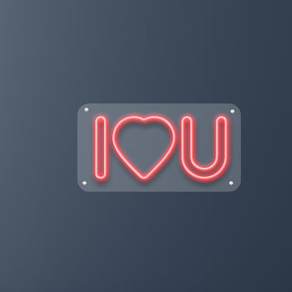 Escritura Led Te Amo Personalizada 70 x 36 cm