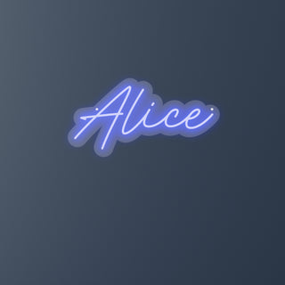 Scritta a Led Personalizzata Nome Alice cm 48 x 25