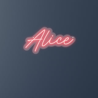 Scritta a Led Personalizzata Nome Alice cm 48 x 25