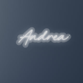 Scritta a Led Personalizzata Nome Andrea cm 54 x 20
