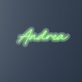 Scritta a Led Personalizzata Nome Andrea cm 54 x 20