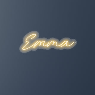 Scritta a Led Personalizzata Nome Emma cm 60 x 23