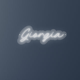 Scritta a Led Personalizzata Nome Giorgia cm 58 x 22