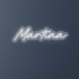 Scritta a Led Personalizzata Nome Martina cm 55 x 20
