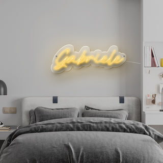 Scritta a Led Personalizzata Nome Gabriele cm 52 x 20