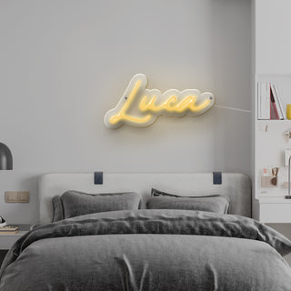 Escritura Led Personalizada Nombre Luca cm 50 x 25