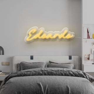 Scritta a Led Personalizzata Nome Edoardo cm 52 x 18