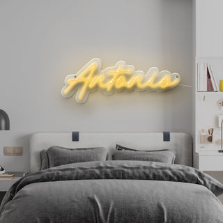 Scritta a Led Personalizzata Nome Antonio cm 55 x 21