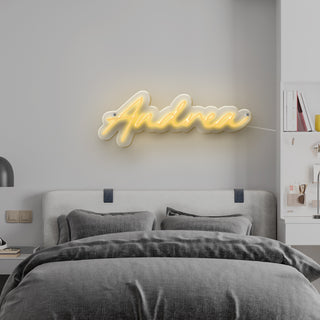 Scritta a Led Personalizzata Nome Andrea cm 54 x 20