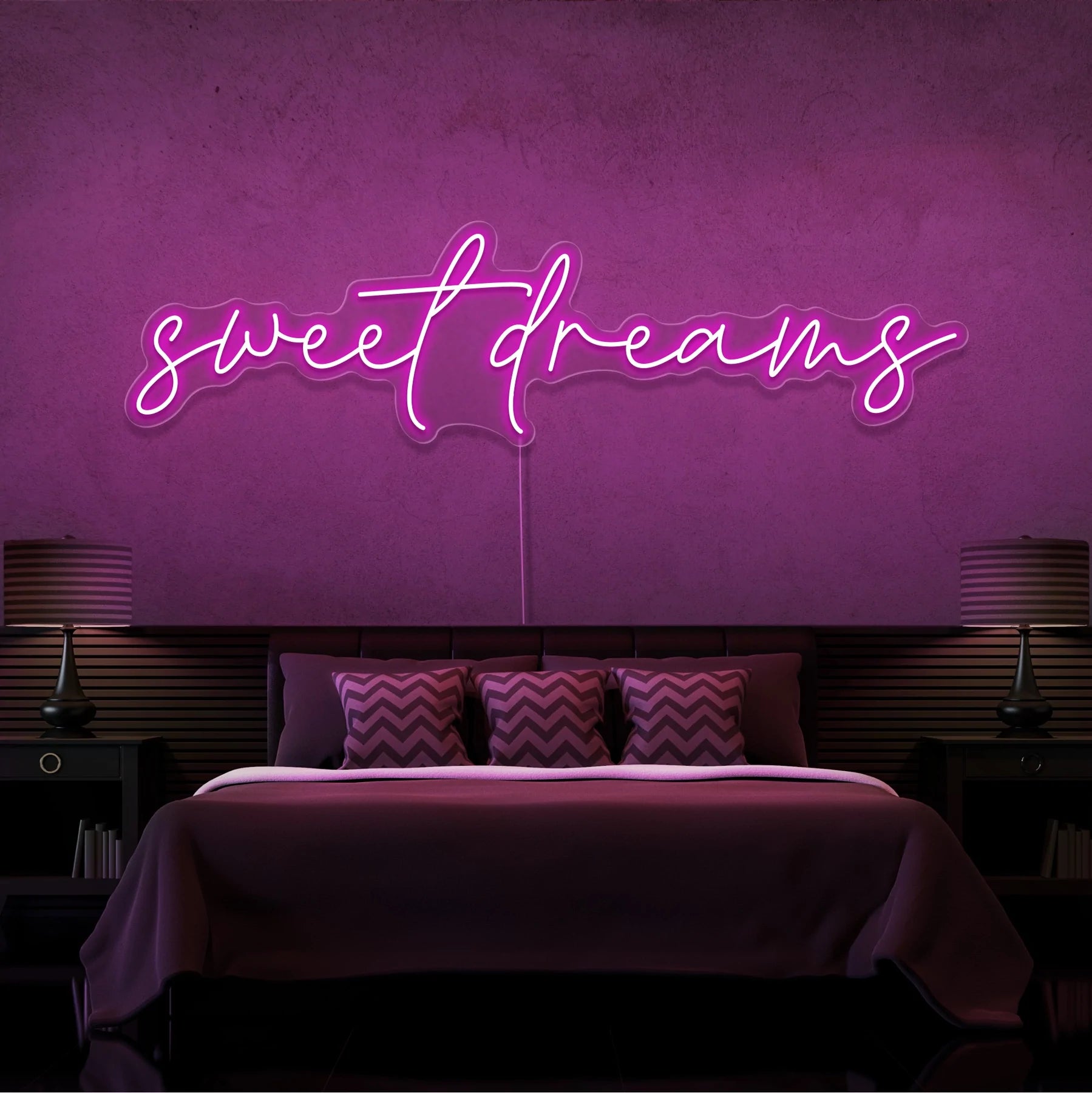 Scritta a Led Personalizzata Frasi Personalizzate Sweet Dreams cm 13 – Scritte  Led Personalizzate