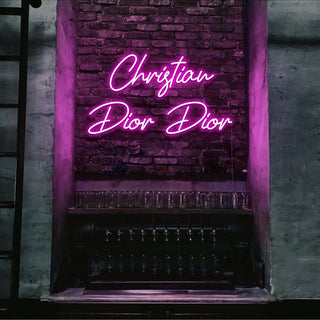 Scritta a Led Personalizzata Frasi Personalizzate Christian Dior Dior – Scritte  Led Personalizzate