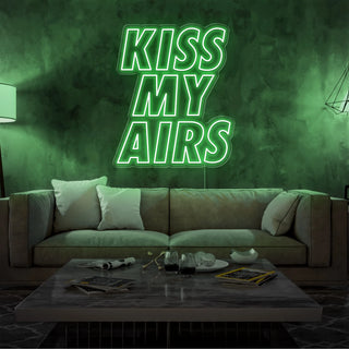 Scritta a Led Personalizzata Frasi Personalizzate "Kiss My Air" cm 100 x 130