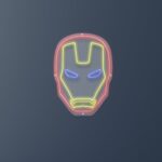 Scritta a Led Personalizzata Iron Man cm 50 x 70 - immagine 2