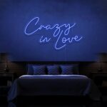 Scritta a Led Personalizzata Frasi Personalizzate "Crazy in Love" cm 100 x 60 - immagine 3