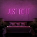 Scritta a Led Personalizzata Frasi Personalizzate "Just do it" cm 100 x 30 - immagine 6
