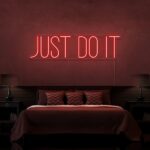 Scritta a Led Personalizzata Frasi Personalizzate "Just do it" cm 100 x 30 - immagine 7