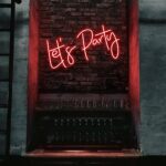 Scritta a Led Personalizzata Frasi Personalizzate "Lets Party" cm 100 x 35 - immagine 6