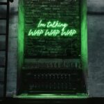 Scritta a Led Personalizzata Frasi Personalizzate "Im talking Wap Wap Wap" cm 100 x 40 - immagine 7