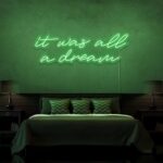 Scritta a Led Personalizzata Frasi Personalizzate "It was all a dream" cm 100 x 40 - immagine 7