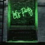 Scritta a Led Personalizzata Frasi Personalizzate "Lets Party" cm 100 x 35 - immagine 7