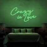 Scritta a Led Personalizzata Frasi Personalizzate "Crazy in Love" cm 100 x 60 - immagine 7