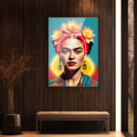 Quadro in Plexiglass e Led Frida Flowers - immagine 2