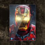 Quadro in Plexiglass e Led Iron Man