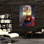 Quadro in Plexiglass e Led Iron Man - immagine 2