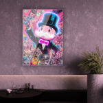 Quadro in Plexiglass e Led Monopoly Color - immagine 2