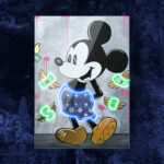 Quadro in Plexiglass e Led Topolino Money