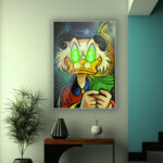 Quadro in Plexiglass e Led Zio Paperone - immagine 2