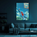 Quadro in forex e Led "Jordan Jump" - immagine 2
