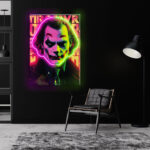 Quadro in forex e Led "Joker" - immagine 2