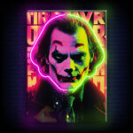 Quadro in forex e Led "Joker"