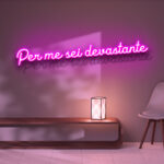 Scritta a Led Personalizzata Virals "Olly & JVLI - Devastante" - immagine 2