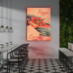 Quadro in forex e Led "Pizza Lover" - immagine 2