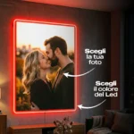 Quadro Led Personalizzato Amore - immagine 4