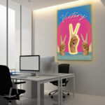 Quadro in forex e Led "Victory" - immagine 2